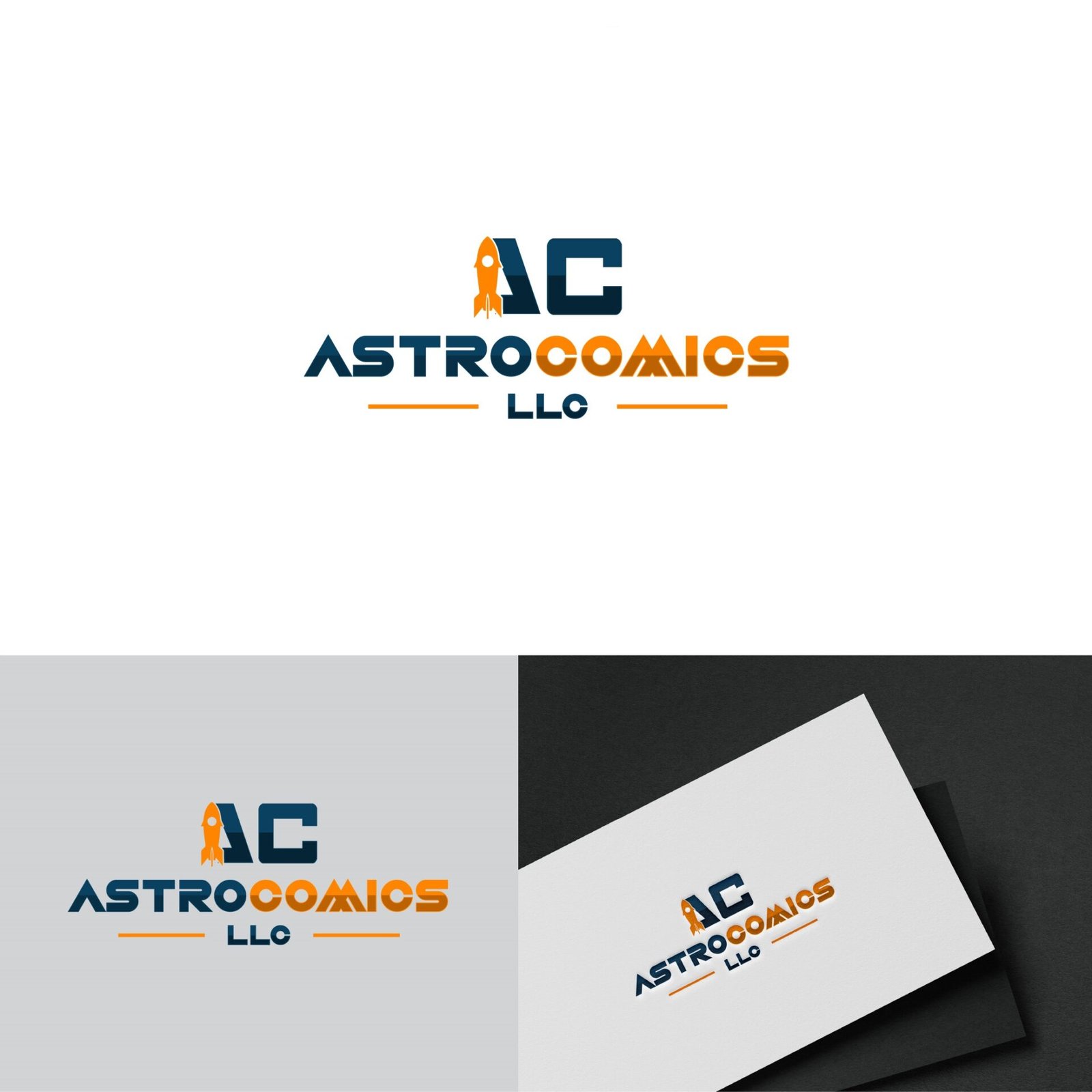 Astro Comics - A comic company logo